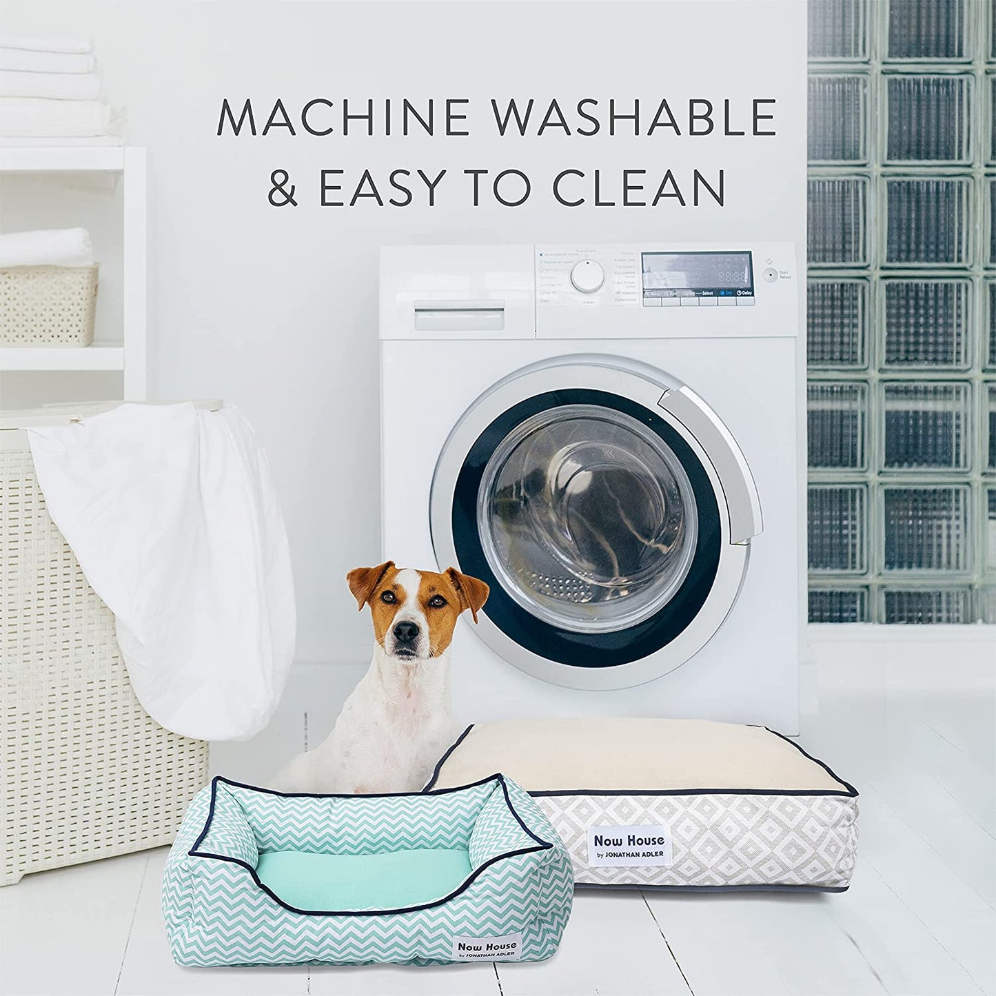 Now House for Pets by Grey Diamond Cuddler Dog Bed, Medium Medium Dog Bed Washable Dog Bed for Medium Sized Dogs by Now House by (FF16410)