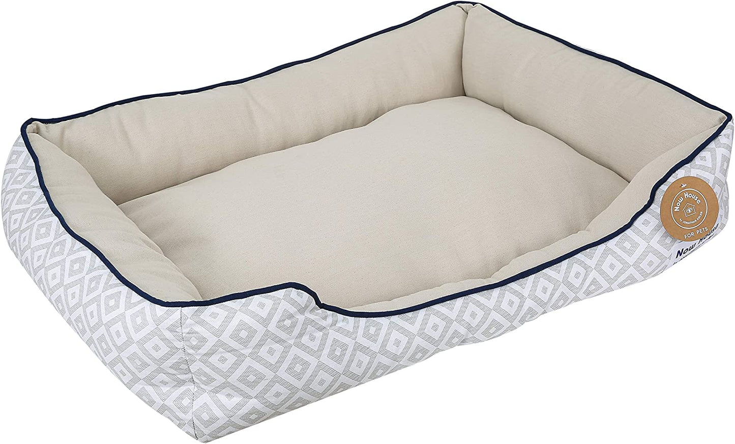 Now House for Pets by Grey Diamond Cuddler Dog Bed, Medium Medium Dog Bed Washable Dog Bed for Medium Sized Dogs by Now House by (FF16410)