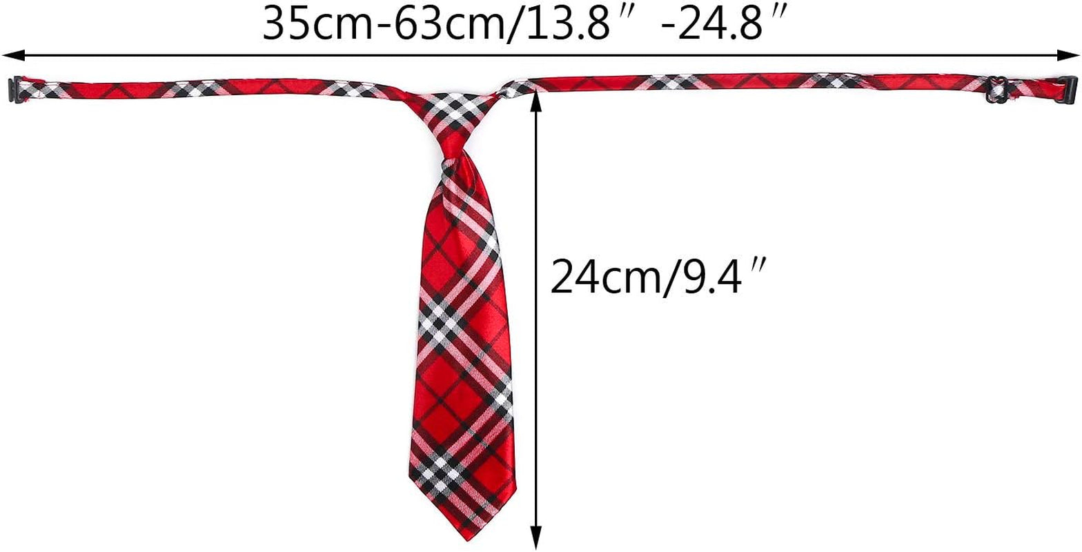 Dog Ties, 30 PCS Dog Neck Ties Assorted Adjustable Neckties for Medium Large Pets, Bulk Pet Bow Collar Grooming Accessories for Holiday Birthday Costumes
