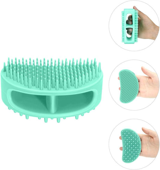 Dog Brush & Cat Brush, Soft Silicone Dog Grooming Brush, Pet Bath & Massage Brush for Cats and Dogs with Short or Long Hair, Cat Slicker Shedding Hair Brush for All Pet Sizes