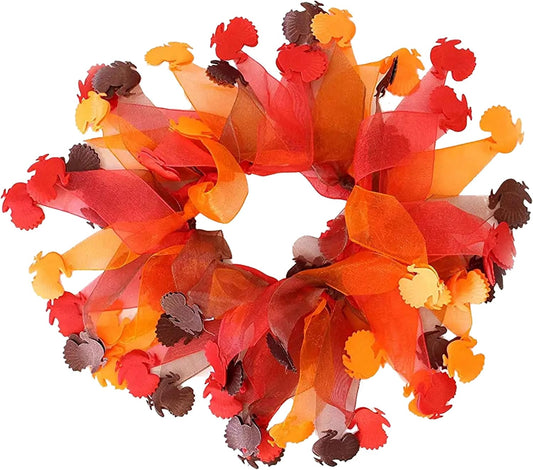 Thanksgiving Turkey Decorative Dog Collar (Large)
